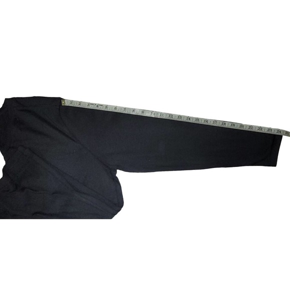 ROBERT BARAKETT Montreal Men's Size Large V Neck Long Sleeve Cotton Shirt Gray - Picture 5 of 8